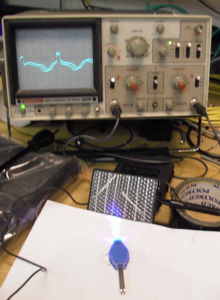 oscilloscope setup